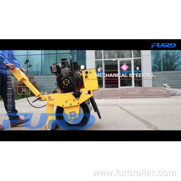 325kg Mini Hand Vibratory Single Drum Roller (FYL-D600)